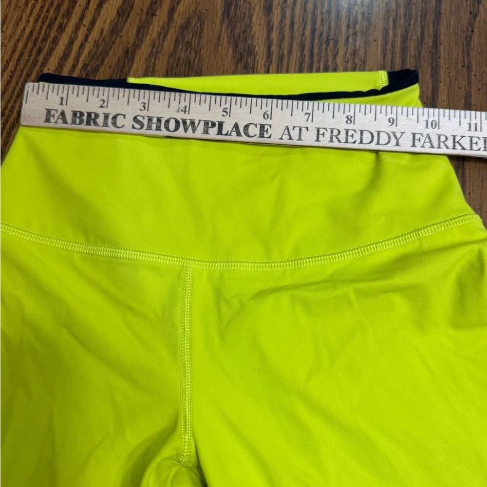 Splits59 Easton Rigor High Waist 7/8 Leggings Chartreuse/Black - Picture 5 of 6